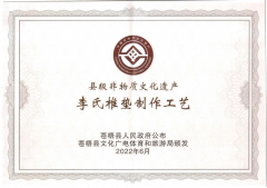 喜報！恭賀李氏椎墊成功申請非物質(zhì)文化遺產(chǎn)